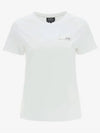 Item Logo Crew Neck Short Sleeve T-Shirt White - A.P.C. - BALAAN 2