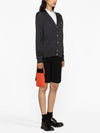 Fox Head Patch Classic Cardigan Anthracite - MAISON KITSUNE - BALAAN 4