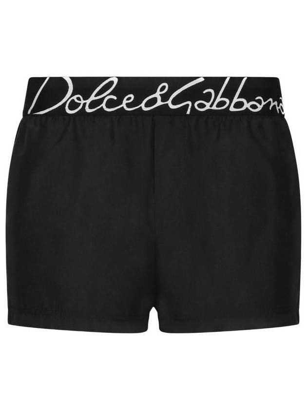 logo waistband swim shorts M4F27TFUSFW - DOLCE&GABBANA - BALAAN 2