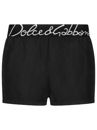 logo waistband swim shorts M4F27TFUSFW - DOLCE&GABBANA - BALAAN 2