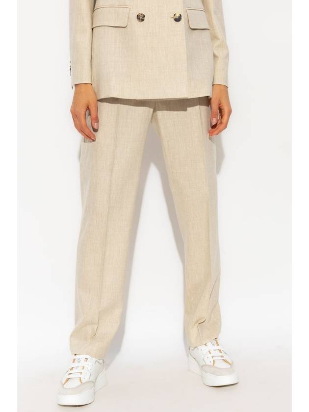 Max Mara ‘Cappa’ Trousers, Women's, Beige - MAX MARA - BALAAN 3