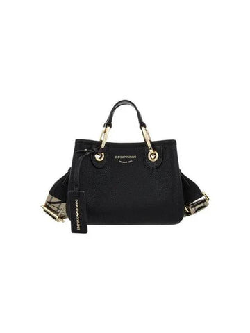 Women s MyEA Grainy X Small Shopper Bag Black - EMPORIO ARMANI - BALAAN 1