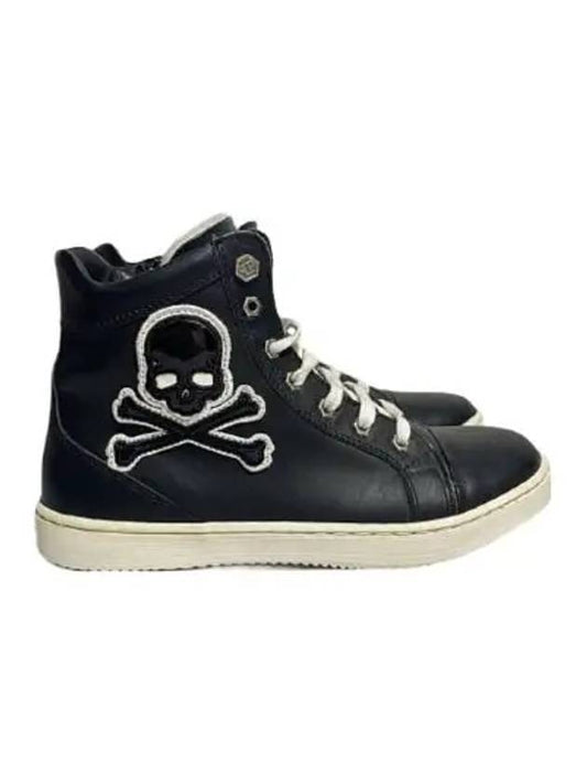 SB156147 02 High Top Sneakers Black - PHILIPP PLEIN - BALAAN 1