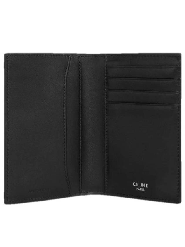 Triomphe Vertical Card Wallet Black - CELINE - BALAAN 3