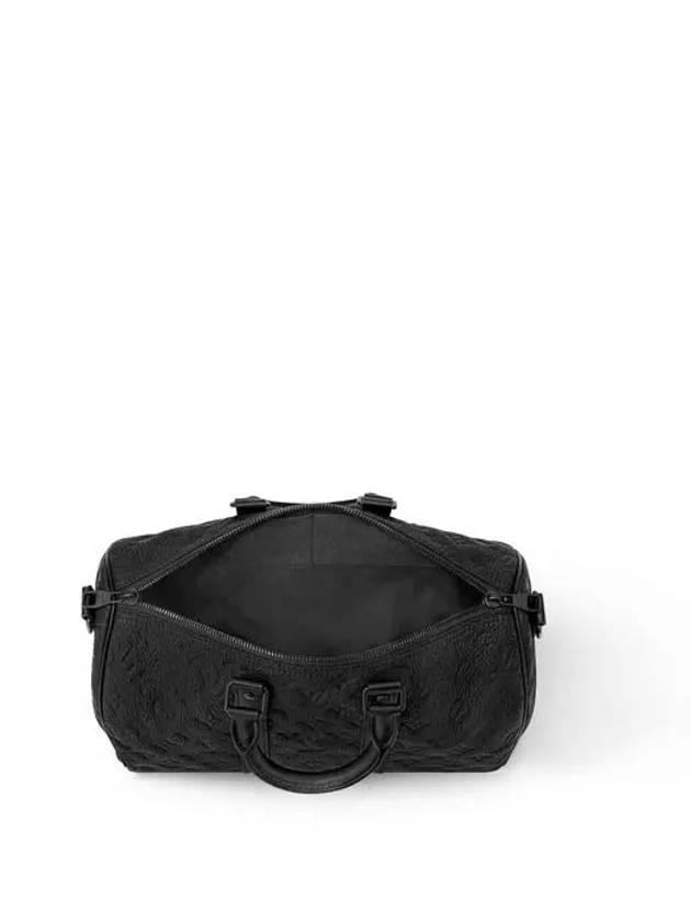 Keepall Bandouliere 35 Luggage Bag Black - LOUIS VUITTON - BALAAN 5
