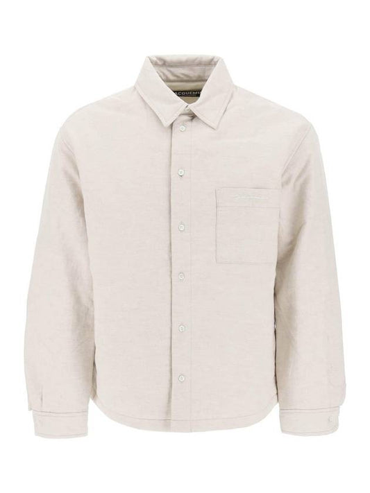 La Chemise Boulanger Overshirt Cotton Jacket Beige - JACQUEMUS - BALAAN 1