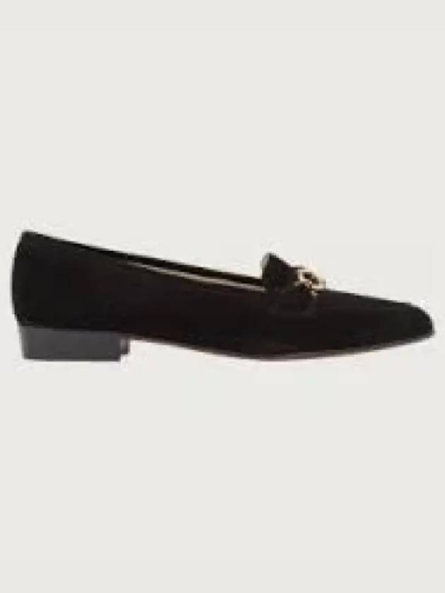 Leather Babs Leather Loafers Black - SALVATORE FERRAGAMO - BALAAN 2