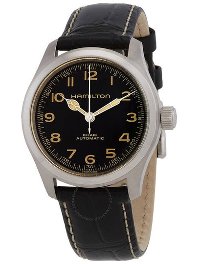 H70405730 Khaki Field Men's Leather Watch - HAMILTON - BALAAN 2