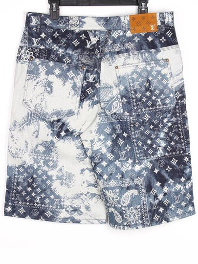 Monogram Bandana Denim Shorts 34 - LOUIS VUITTON - BALAAN 2