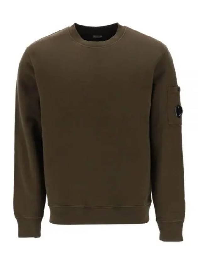 Lens Wappen Cotton Sweatshirt Green - CP COMPANY - BALAAN 2