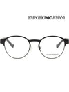 Armani Glasses Frame EA1097 3014 Black Round - EMPORIO ARMANI - BALAAN 3