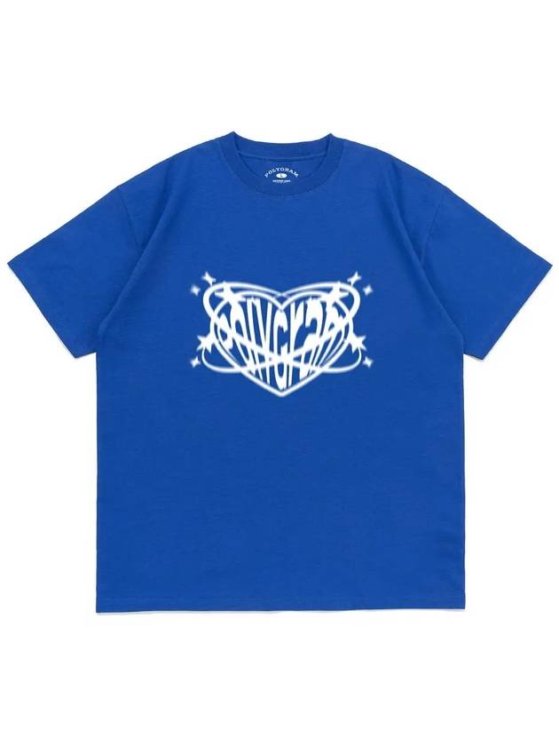 HEART ORBIT T SHIRTS OCEAN BLUE - POLYGRAM - BALAAN 3