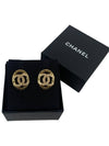 Earrings CC logo crystal gold cubic oval earrings AB8945 - CHANEL - BALAAN 4