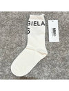 MM6 Logo Socks White - MAISON MARGIELA - BALAAN 3