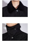 Striped point cropped quilted jacket black - BURBERRY - BALAAN 8