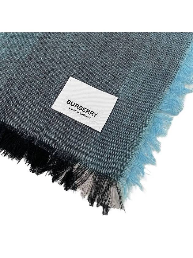 Mega Check Muffler Blue - BURBERRY - BALAAN 6