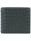 Intrecciato Weaving Half Wallet Dark Grey - BOTTEGA VENETA - BALAAN 2