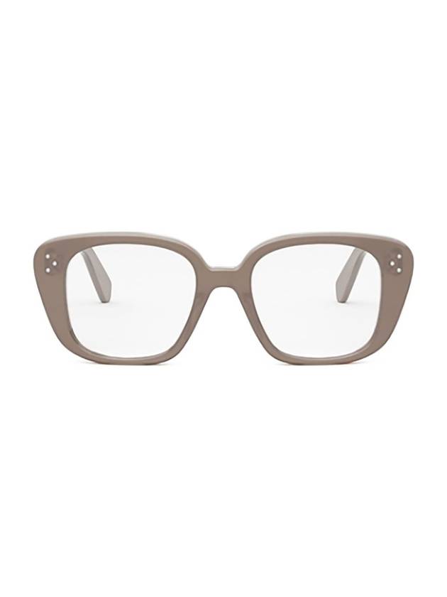 Eyewear Logo Square Eyeglasses Brown - CELINE - BALAAN 1