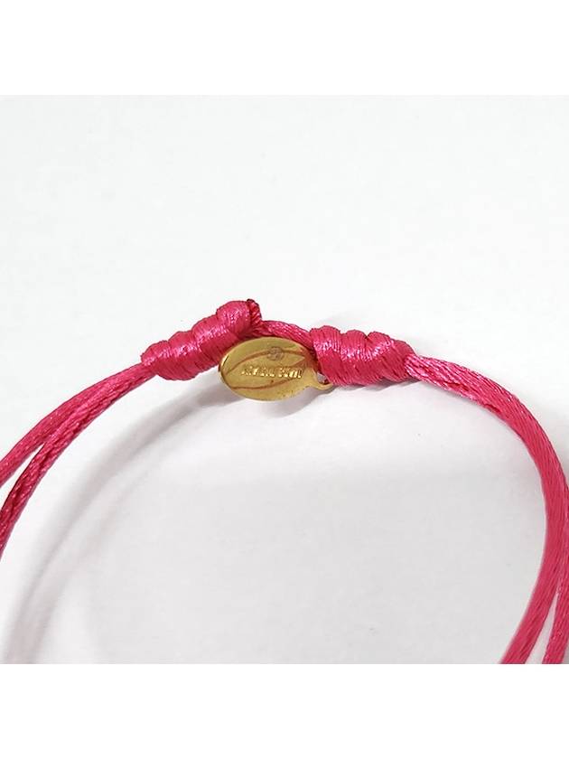 V Logo Garavani Bracelet Pink - VALENTINO - BALAAN 8