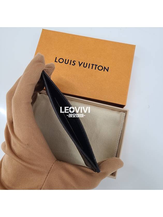 Monogram Reverse Canvas Card Wallet Brown - LOUIS VUITTON - BALAAN 5