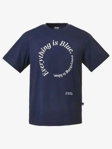 Every Blue Lettering Round Tee NAY - KEDS - BALAAN 1