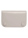 Compact Business Card Card Wallet Warm Gray - LE MASQUE - BALAAN 1