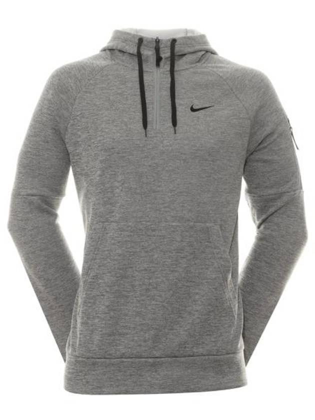 Golf Therma-Fit Fitness 1/4 Zip Hoodie Grey - NIKE - BALAAN 2