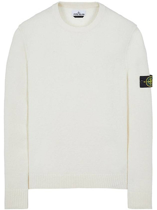 Waffen Patch Round Sweatshirt Offwhite - STONE ISLAND - BALAAN.