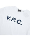 Men's VPC Logo Short Sleeve T-Shirt White - A.P.C. - BALAAN 6