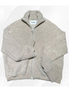 Pleated Zip Jacket Beige - JIL SANDER - BALAAN 2