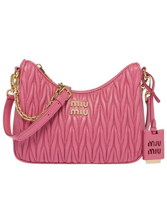 Materass? Nappa leather shoulder bag Begonia pink - MIU MIU - BALAAN 1