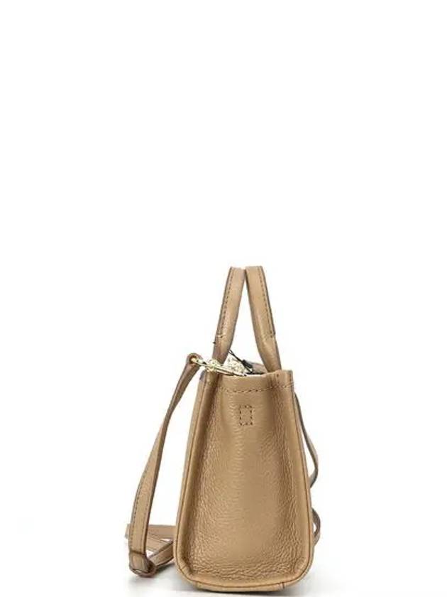 Mini Micro Leather Tote Bag Camel - MARC JACOBS - BALAAN 3