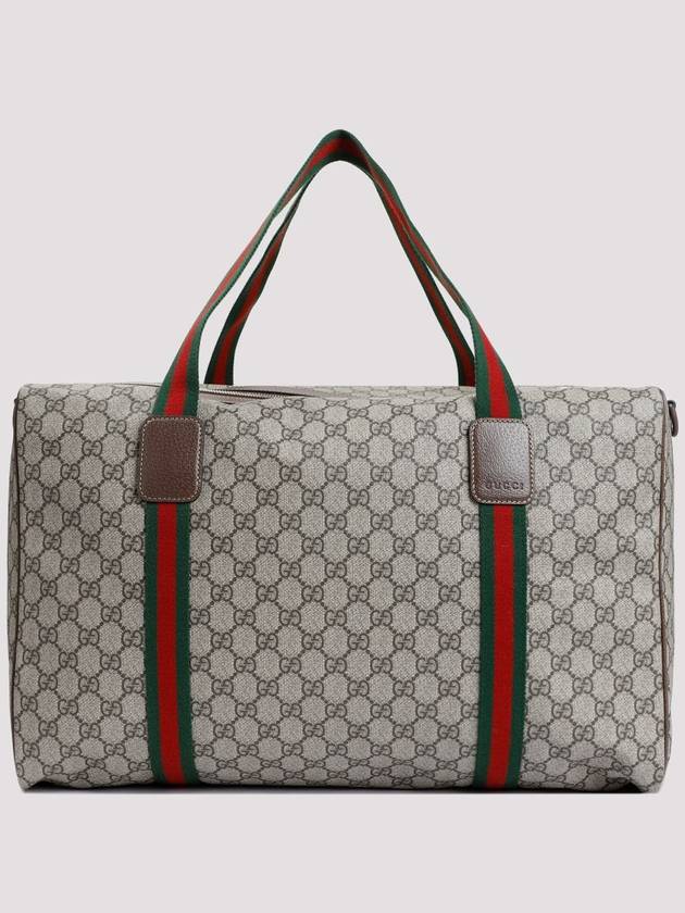 Web Soft GG Supreme Large Duffel Bag Beige - GUCCI - BALAAN 3