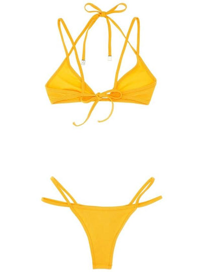 The Attico Ribbed Bikini - THE ATTICO - BALAAN 2