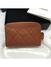 Classic zipper caviar brown AP0216 - CHANEL - BALAAN 6