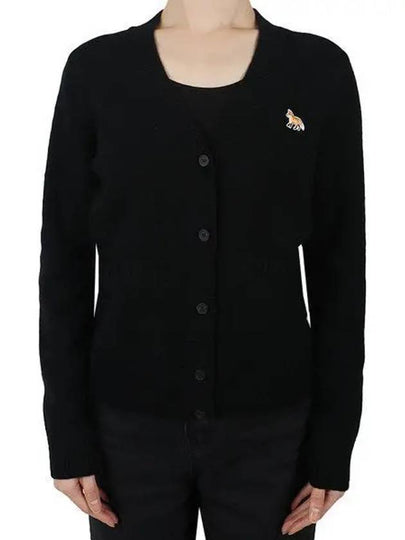 Baby Fox Patch Boxy Cardigan Black - MAISON KITSUNE - BALAAN 2