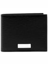 Custom Metal Plate Half Wallet Black - SALVATORE FERRAGAMO - BALAAN 2