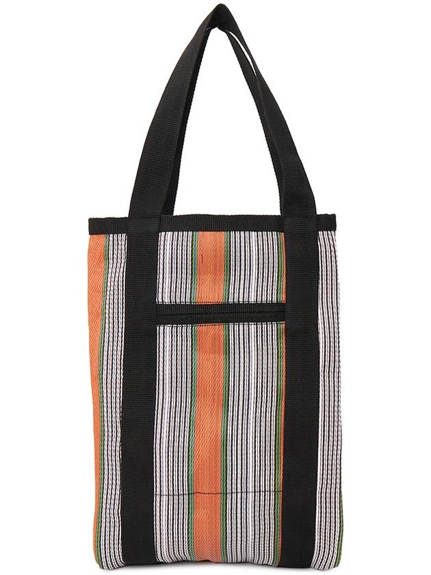 Women's Darwen Logo Striped Tote Bag Orange - ISABEL MARANT - BALAAN 5