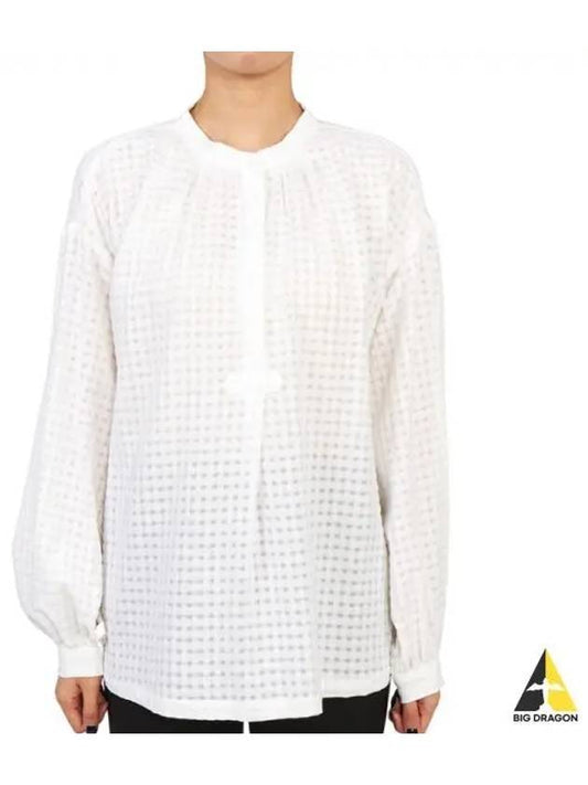 Flora Orphanwork Tartan Blouse White - A.P.C. - BALAAN 2