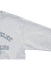 Track Club Sweatshirt TRACK CLUB CREWNECK HEATHER GRAY NAVY - SPORTY & RICH - BALAAN 4