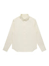 Oxford Button Down Long Sleeve Shirt Cream - SOLEW - BALAAN 2