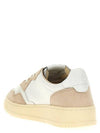 Men's Medalist Leather Low Top Sneakers Sand - AUTRY - BALAAN 4