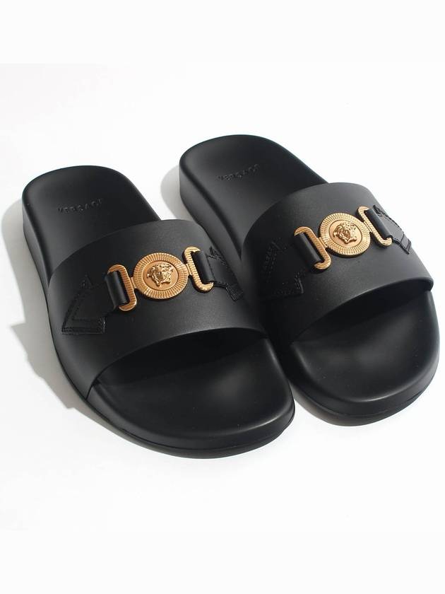 Men's Medusa Biggie Slippers Black - VERSACE - BALAAN 2