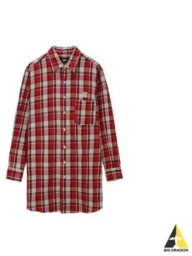 Maison Mihara Yasuhiro Men s Check Southern Shirt Red G09SH016 - MAISON MIHARA YASUHIRO - BALAAN 1