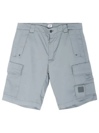 STRETCH SATIN CARGO SHORTS SHORT PANTS - CP COMPANY - BALAAN 1