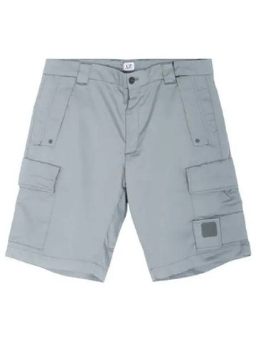 STRETCH SATIN CARGO SHORTS - CP COMPANY - BALAAN 1