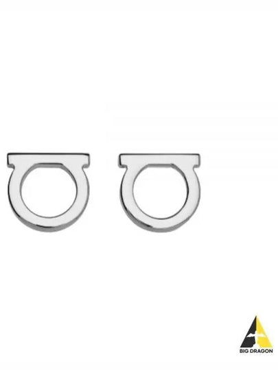 Gancini Earrings Silver - SALVATORE FERRAGAMO - BALAAN 2