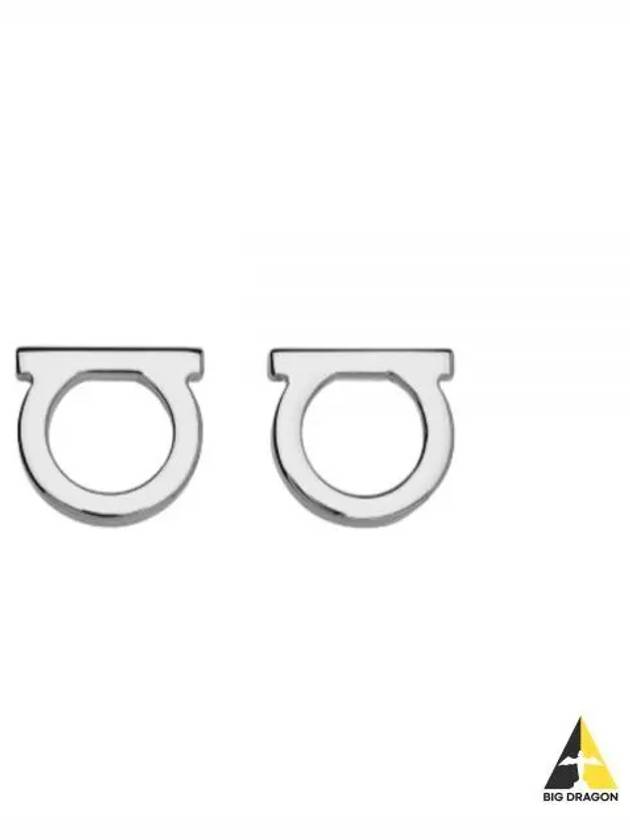 Gancini Earrings Silver - SALVATORE FERRAGAMO - BALAAN 2