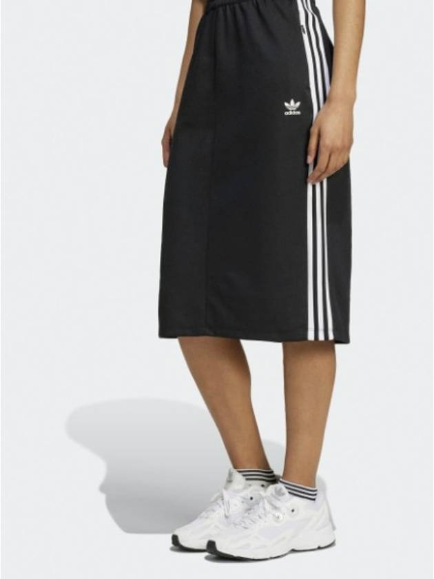 Classic 3 Stripe A-Line Skirt Black - ADIDAS - BALAAN 4