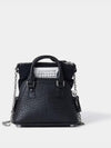 5AC Classic Baby Shoulder Bag Pale Black - MAISON MARGIELA - BALAAN 2